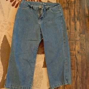 Women’s L.A. Blues Cropped Wide Leg Jeans Size 14